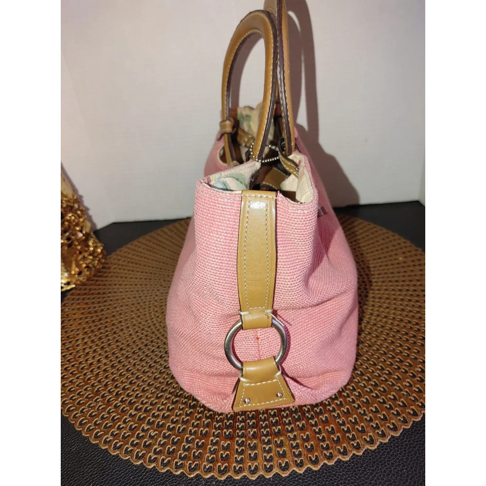 Fossil Pink and Brown Shoulder Bag